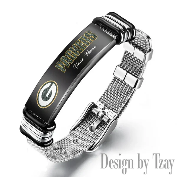 Green Bay Packers Bracelet Perfect Gift For Fans SPTSBRACELET044 - Image 3