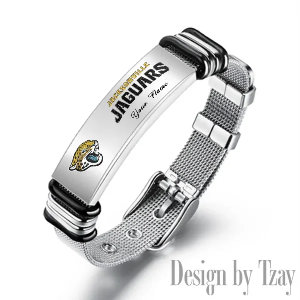 Jacksonville Jaguars Bracelet Perfect Gift For Fans SPTSBRACELET047 - Image 4