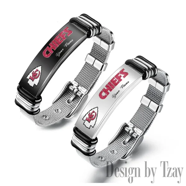 Kansas City Chiefs Bracelet Perfect Gift For Fans SPTSBRACELET048 - Image 2