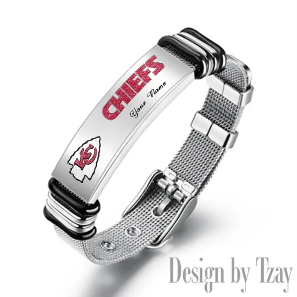 Kansas City Chiefs Bracelet Perfect Gift For Fans SPTSBRACELET048 - Image 3