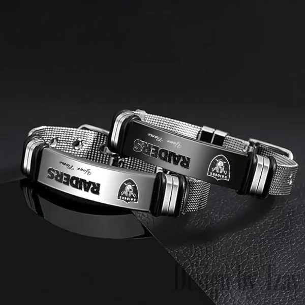 Las Vegas Raiders Bracelet Perfect Gift For Fans SPTSBRACELET049