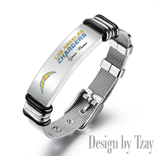 Los Angeles Chargers Bracelet Perfect Gift For Fans SPTSBRACELET050 - Image 3