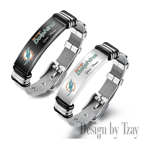 Miami Dolphins Bracelet Perfect Gift For Fans SPTSBRACELET052
