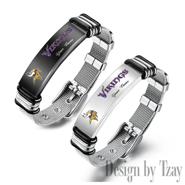 Minnesota Vikings Bracelet Perfect Gift For Fans SPTSBRACELET053