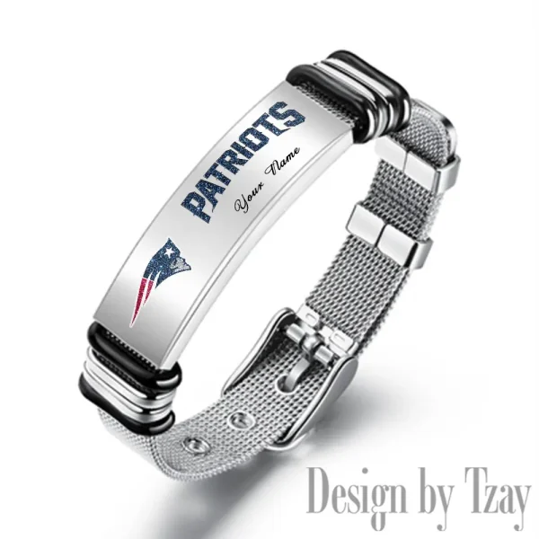 New England Patriots Bracelet Perfect Gift For Fans SPTSBRACELET054 - Image 2