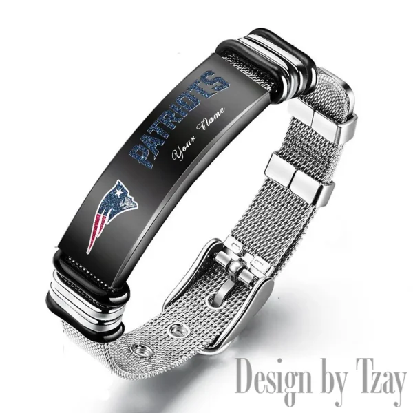 New England Patriots Bracelet Perfect Gift For Fans SPTSBRACELET054 - Image 3