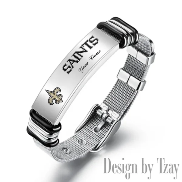 New Orleans Saints Bracelet Perfect Gift For Fans SPTSBRACELET055 - Image 4