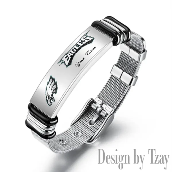 Philadelphia Eagles Bracelet Perfect Gift For Fans SPTSBRACELET058 - Image 4