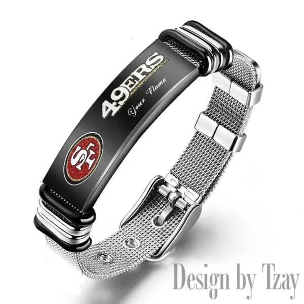 San Francisco 49ers Bracelet Perfect Gift For Fans SPTSBRACELET060 - Image 2