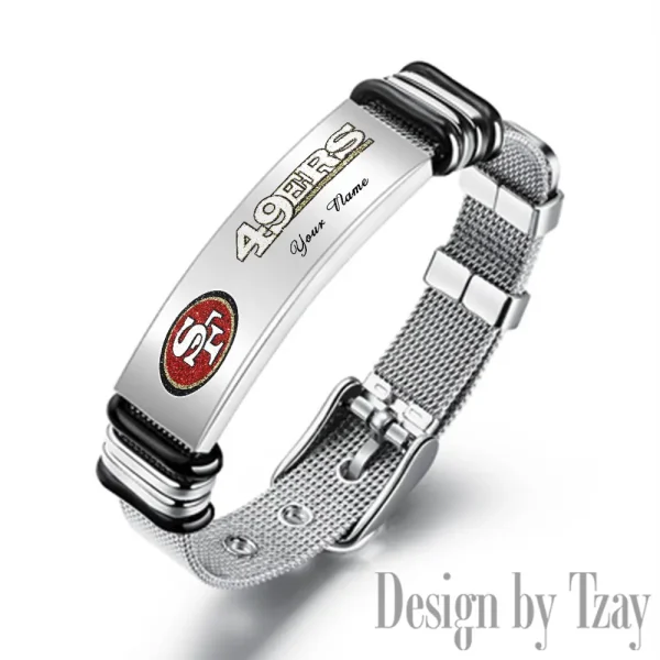San Francisco 49ers Bracelet Perfect Gift For Fans SPTSBRACELET060 - Image 3