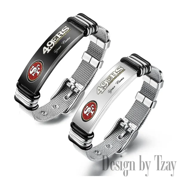 San Francisco 49ers Bracelet Perfect Gift For Fans SPTSBRACELET060 - Image 4