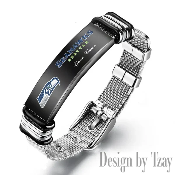 Seattle Seahawks Bracelet Perfect Gift For Fans SPTSBRACELET061 - Image 2