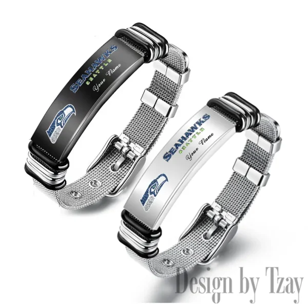 Seattle Seahawks Bracelet Perfect Gift For Fans SPTSBRACELET061 - Image 4