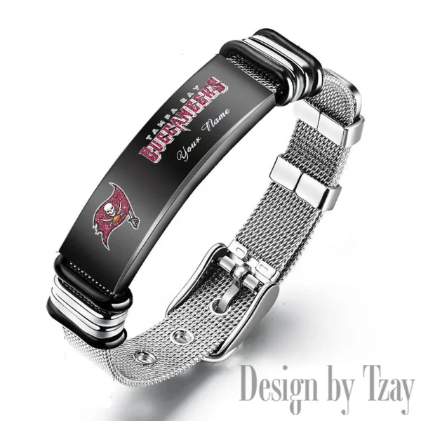 Tampa Bay Buccaneers Bracelet Perfect Gift For Fans SPTSBRACELET062 - Image 2
