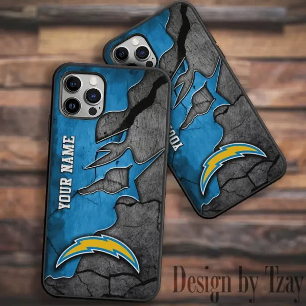 Los Angeles Chargers Personalized Phone Case New 2025 BGPC1027