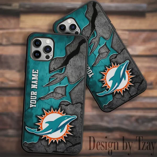 Miami Dolphins Personalized Phone Case New 2025 BGPC1029