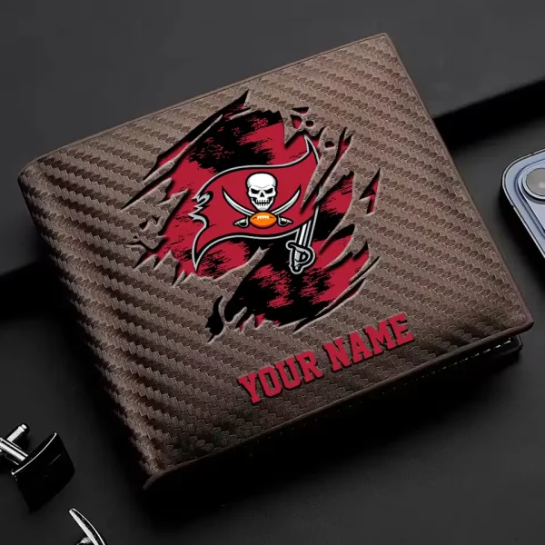 Tampa Bay Buccaneers Carbon Wallet ID Credit Card Holder License Money Bag Tampa Bay Buccaneers Carbon Wallet ID Credit Card Holder License Money Bag SPTCWCCH094 - Image 2