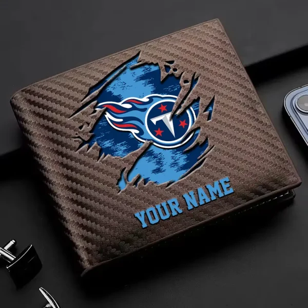 Tennessee Titans Carbon Wallet ID Credit Card Holder License Money Bag SPTCWCCH095