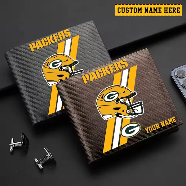 Green Bay Packers Carbon Wallet ID Credit Card Holder License Money Bag SPTCWCCH108
