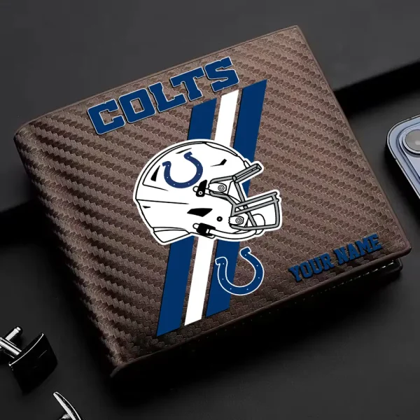 Indianapolis Colts Carbon Wallet ID Credit Card Holder License Money Bag SPTCWCCH110 - Image 3