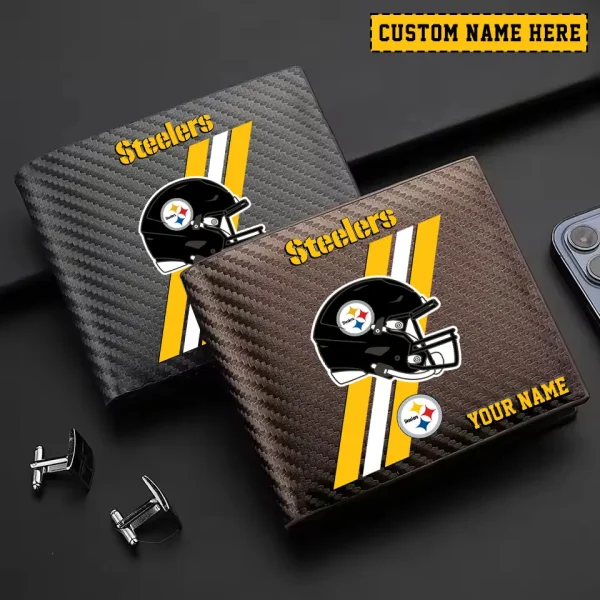 Pittsburgh Steelers Carbon Wallet ID Credit Card Holder License Money Bag SPTCWCCH123 - Image 3
