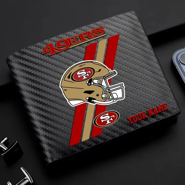 San Francisco 49ers Carbon Wallet ID Credit Card Holder License Money Bag SPTCWCCH124 - Image 3