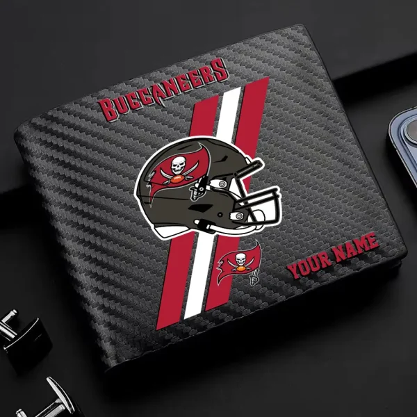 Tampa Bay Buccaneers Carbon Wallet ID Credit Card Holder License Money Bag SPTCWCCH126 - Image 3