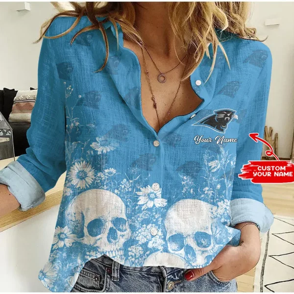 Carolina Panthers Personalized Woman Shirt BGWSHIRT307