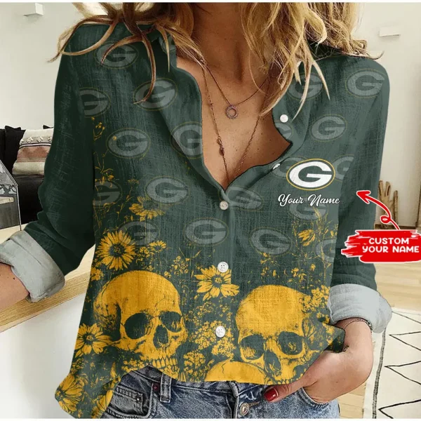 Green Bay Packers Personalized Woman Shirt BGWSHIRT314