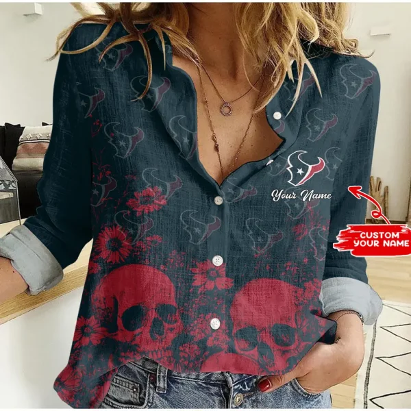 Houston Texans Personalized Woman Shirt BGWSHIRT315