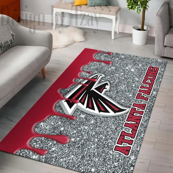 Atlanta Falcons Living Room Carpet Rug BGRERUG415