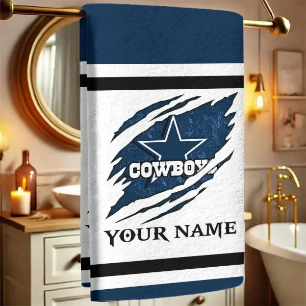 Dallas Cowboys New Bath Towel Custom Any Name Gift For Fan SPTNBATHTOWEL207
