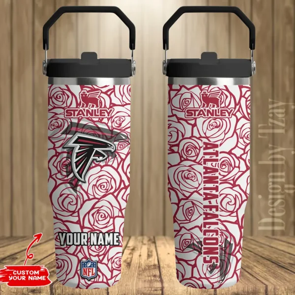 Atlanta Falcons Portable Car Cup Stainless Steel 304 Tumbler Water Bottle 30oz AZFST327 - Image 2