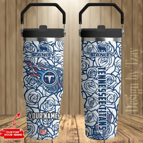 Tennessee Titans Portable Car Cup Stainless Steel 304 Tumbler Water Bottle 30oz AZFST356