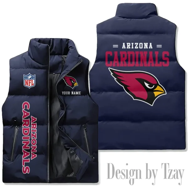 Arizona Cardinals Sleeveless Down Puffer Vest AZSDPV062