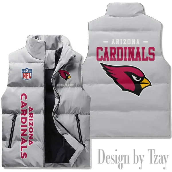 Arizona Cardinals Sleeveless Down Puffer Vest AZSDPV062 - Image 2