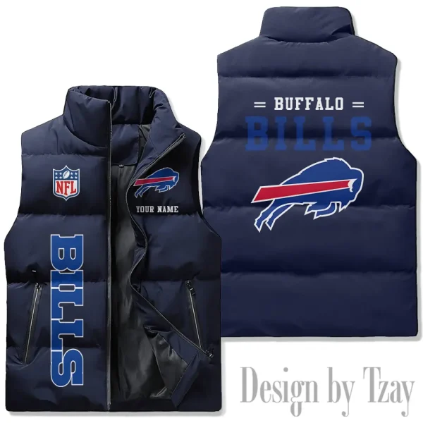 Buffalo Bills Sleeveless Down Puffer Vest AZSDPV065
