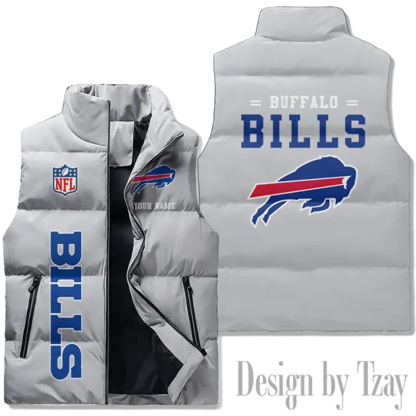 Buffalo Bills Sleeveless Down Puffer Vest AZSDPV065 - Image 2