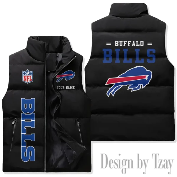 Buffalo Bills Sleeveless Down Puffer Vest AZSDPV065 - Image 3