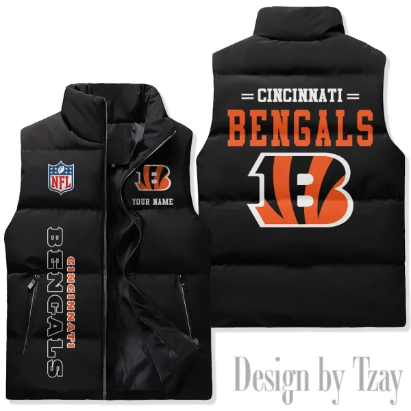 Cincinnati Bengals Sleeveless Down Puffer Vest AZSDPV068