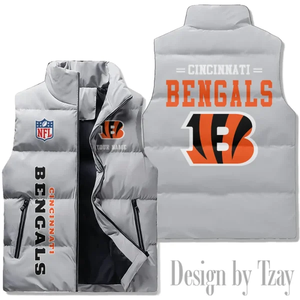 Cincinnati Bengals Sleeveless Down Puffer Vest AZSDPV068 - Image 2