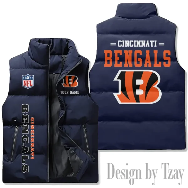 Cincinnati Bengals Sleeveless Down Puffer Vest AZSDPV068 - Image 3