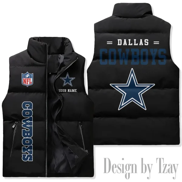 Dallas Cowboys Sleeveless Down Puffer Vest AZSDPV070 - Image 2