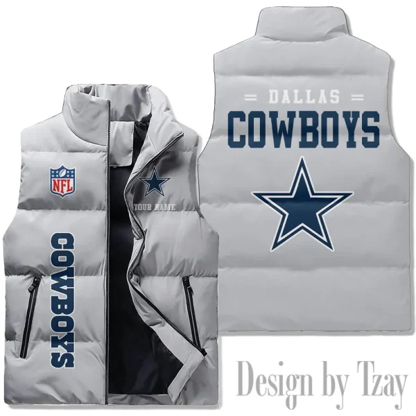 Dallas Cowboys Sleeveless Down Puffer Vest AZSDPV070