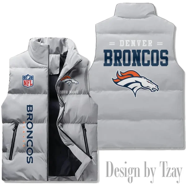 Denver Broncos Sleeveless Down Puffer Vest AZSDPV071 - Image 2