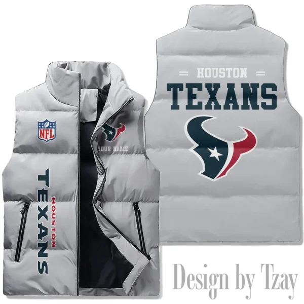 Houston Texans Sleeveless Down Puffer Vest AZSDPV074 - Image 2