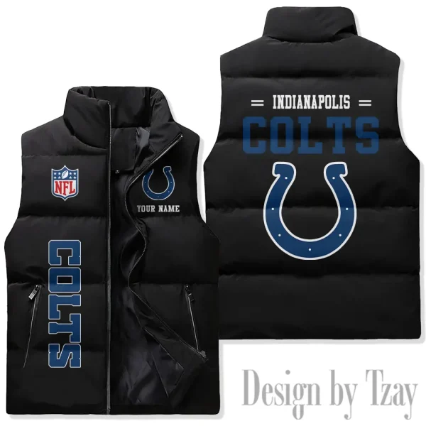 Indianapolis Colts Sleeveless Down Puffer Vest AZSDPV075