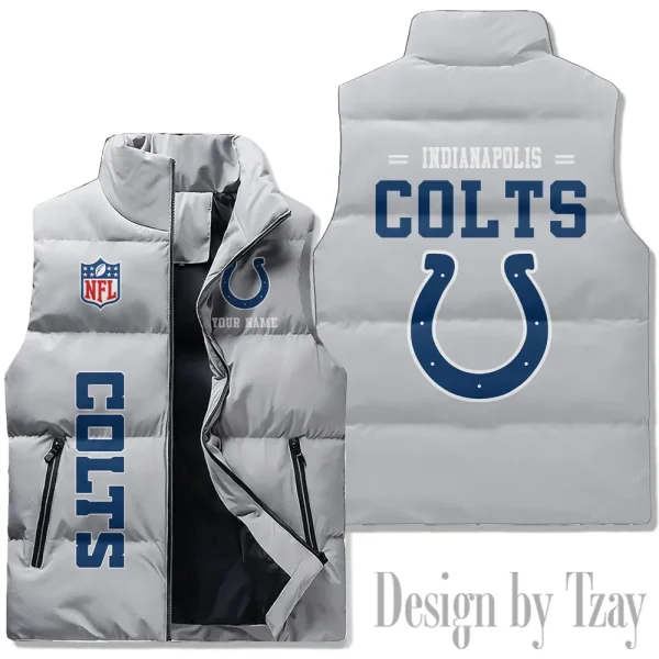 Indianapolis Colts Sleeveless Down Puffer Vest AZSDPV075 - Image 3