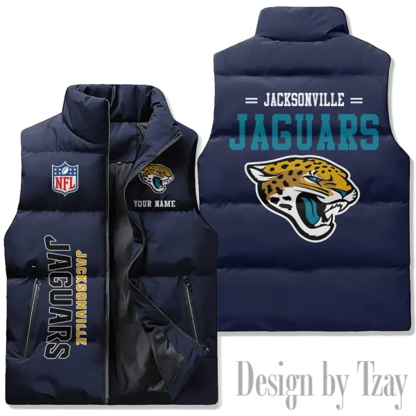 Jacksonville Jaguars Sleeveless Down Puffer Vest AZSDPV076