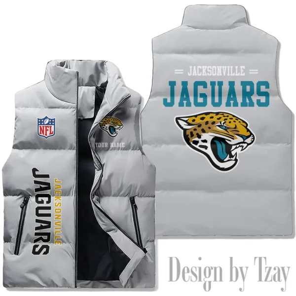 Jacksonville Jaguars Sleeveless Down Puffer Vest AZSDPV076 - Image 2